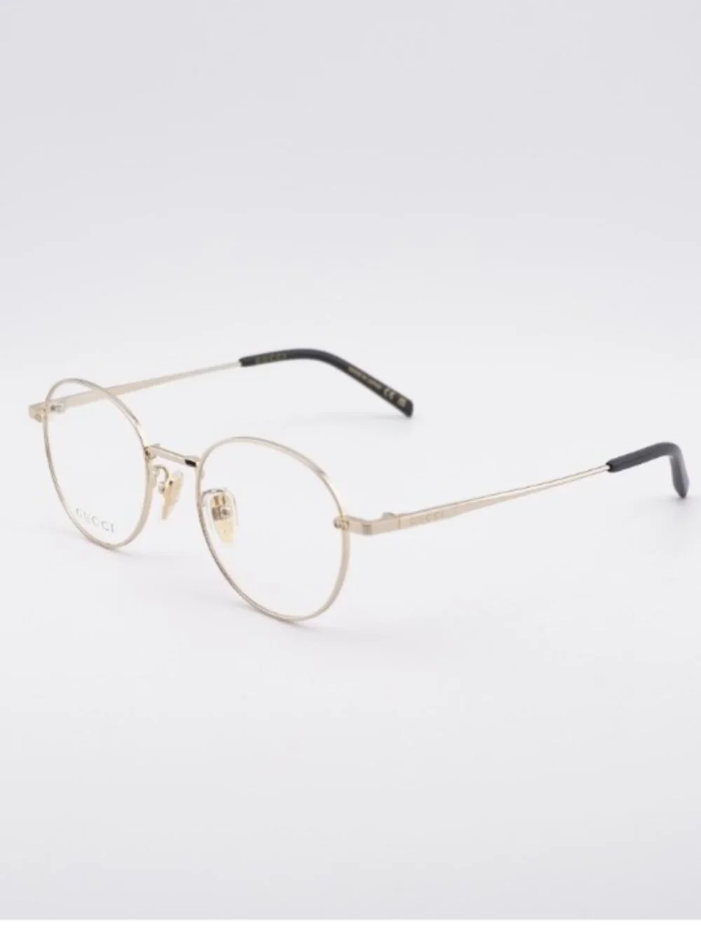 Gucci GG2004OA 002 Eyeglasses Gold 50mm Round Frame